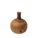 Afra Small Solid Wood Vase Shaped Decorative Object - Default Title