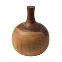 Afra Large Solid Wood Vase Shaped Decorative Object - Default Title