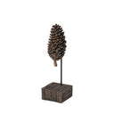 Pinterra Small 4L x 4W Brown Resin Pinecone Replica - Default Title