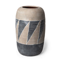 Cove GreyBrown Ceramic Vase - Default Title