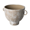 Deya Large Rustic Brown Ceramic Vase - Default Title