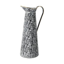 Colette Large BlackWhite Patterned Vase - Default Title