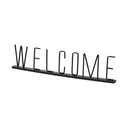 Welcome 24L x 1W Black Metal Sign - Default Title
