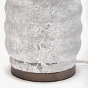 Harlan 305H Beige-Toned Fabric Shade Gray Concrete Base Table Lamp - Default Title