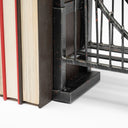 Suspension Set of 2 19L x 4W Brown Wrought Iron Suspension Bridge Bookends - Default Title