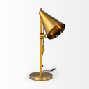 Fragon I 26H Gold-Tone Metal Adjustable Cone Shade Table Lamp - Default Title