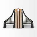 Suspension Set of 2 19L x 4W Brown Wrought Iron Suspension Bridge Bookends - Default Title