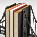 Suspension Set of 2 19L x 4W Brown Wrought Iron Suspension Bridge Bookends - Default Title