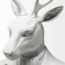 Mozart 8L x 6W White Resin Deer In A Suit - Default Title