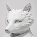 Murray 6L x 5W White Resin Business Fox - Default Title