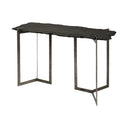 Shale III 50L x 20W Black Live-Edge Slate and Iron Console Table - Default Title