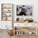 Fairview II White and Brown Two-Tone Stain Solid Wood Kitchen Island - Default Title