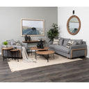 Helios II 60L x 14W x 29H Rectangular Brown Raised Edge Top Console Table - Default Title