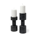 Bolton I 39L x 39W x 106H Black Metal Table Candle Holders - Default Title
