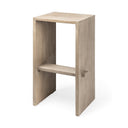 Aida 30 Seat Height Light Gray Wood Bar Stool - Default Title