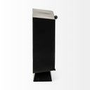 Ralph I Black Metal Square Table Clock - Default Title
