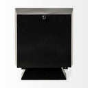 Ralph I Black Metal Square Table Clock - Default Title