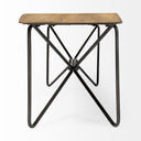 Papillion III 66L x 16W Blonde Wood And Iron Dining Bench - Default Title