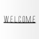 Welcome 24L x 1W Black Metal Sign - Default Title