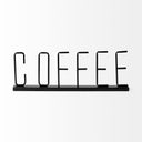 Coffee 15L x 1W Black Metal Sign - Default Title