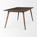 Nicholas II 72x39 Brown Solid Wood Top MetalWood Leg Dining Table - Default Title