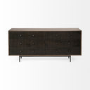 Grace 70Wx185Lx3125H Two-Tone Brown Solid Wood 6 Drawer Sideboard - Default Title