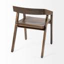 Nicholas I Onyx Brown Solid Wood Dining Chair - Default Title