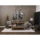 Raen 285H Gray Metal Octagonal Base wBeige Shade Table Lamp - Default Title