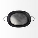 Reno 20L x 14W Black Metal Vintage Inspired Basket - Default Title