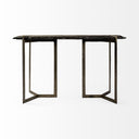 Shale III 50L x 20W Black Live-Edge Slate and Iron Console Table - Default Title
