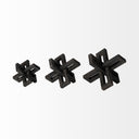 Aleph Set of 3 Black Metal Small Medium Large Jacks - Default Title