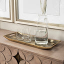Drey 24L x 10W Gold Rectangular Tray - Default Title