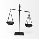 Ellis 10L x 4W Black Metal Vintage Inspired Weighing Scale - Default Title