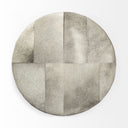 Zahavi 36 Gray Hair-On-hide WMetal Base Ottoman - Default Title