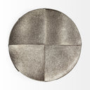 Zahavi I 23H grey-toned hair-on-hide ottoman - Default Title