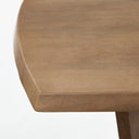 Denver 915x38 Rectangular Brown Solid Wood Top Base Dining Table - Default Title