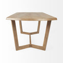Denver 915x38 Rectangular Brown Solid Wood Top Base Dining Table - Default Title