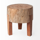Asco 15H Rustic Solid Reclaimed Wood Stool - Default Title