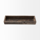 Vernon Small 24L x 7W Brown Reclaimed Wood Tray - Default Title
