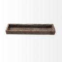 Vernon Medium 30L x 7W Brown Reclaimed Wood Tray - Default Title