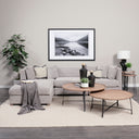 Valence 386L x 386W x 177H Medium Gray Full Size Ottoman Sectional Piece - Default Title
