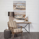Papillion I 66L x 16W Natural Solid Wood and Iron Console Table - Default Title