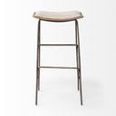 Katniss 30 Total Height Cream Fabric Seat Gold Metal Frame Bar Stool - Default Title