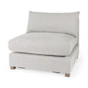 Valence 382L x 386W x 283H Light Gray Armless Sectional Piece - Default Title