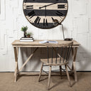 Tracy 54L x 28W Natural X Frame Wood Office Desk - Default Title