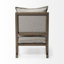 Sherlock Frost Gray Wood Frame Accent Chair - Default Title