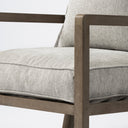 Sherlock Frost Gray Wood Frame Accent Chair - Default Title