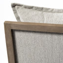Sherlock Frost Gray Wood Frame Accent Chair - Default Title
