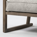Sherlock Frost Gray Wood Frame Accent Chair - Default Title