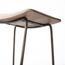 Katniss 30 Total Height Cream Fabric Seat Gold Metal Frame Bar Stool - Default Title